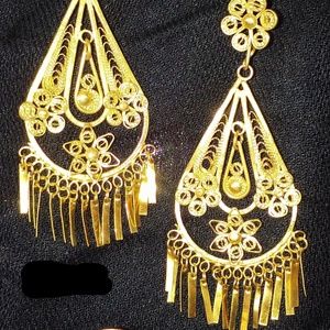 Traditional handmade vintage chandelier earrings